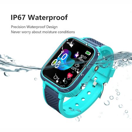 Lt21 Børne Ur (Blå) Børns Telefon Ur