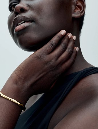 Pandora 14K Gold-Plated Open Bangle - Gold - 16 CM