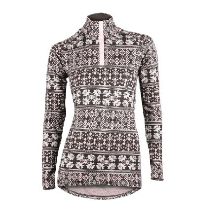 Bagheera Merino Dalecarlian Top Polo W Tröjor & jackor Dam Grå L