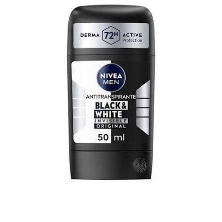 Deodorantti - NIVEA Musta & Valkoinen - 50 ml - Antiperspirantti - Suoja 72 tuntia