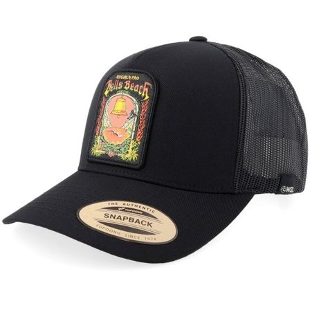 Rip Curl - Svart trucker Keps - Bells Pro 26 Washed Black A-Frame Trucker @ Hatstore