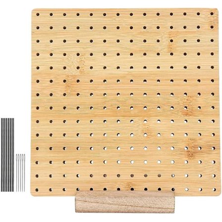 Blockningsbräda, blockningsbrädor för virkning, fyrkanter blockningsbräda för stick- och virkningsprojekt Handgjord stickning med trästickningsbas
