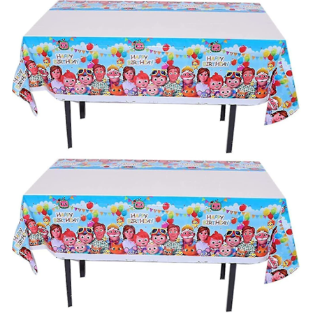 2 st Coco-melon Duksar Cartoon Coco-melon Duksar för Fester 4371 tum Återanvändbara Cartoon P