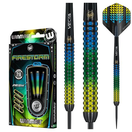 Winmau Firestorm Darts Steel Tip Darts 28g