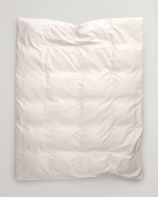 GANT - Sateng enkeldynetrekk med satengsøm 140x200cm og 140x220cm white sand