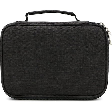 Ny 72 lærred skole blyant taske, multifunktion og med 3 aftagelige lag