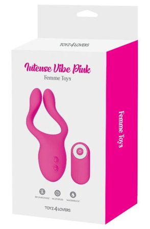 Kjøp TOYZ4LOVERS Intense Vibe Pink - Parvibrator | God pris