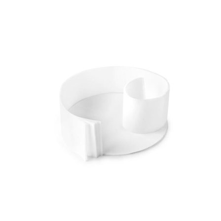 Ibili - 692320 - Non-stick förskuren pappersark för rund form 20 cm, set med 20 bottnar + 20 sidor