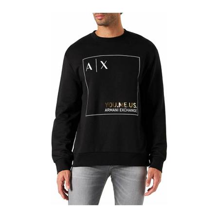 Emporio Armani Sweatshirts Sort, Herre