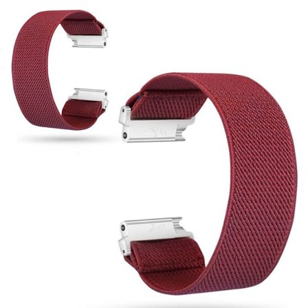 Solid color nylon watch band for Huawei watch - Wine Red
