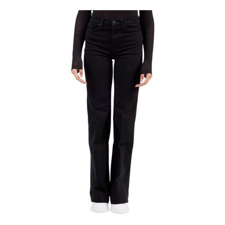7 For All Mankind Slim-fit Jeans Sort, Dame, Størrelse: W25