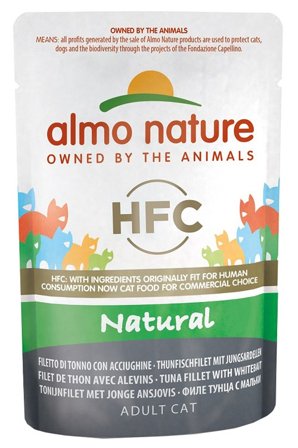 Almo Nature HFC Natural Cibo Umido Tonno E Acciughe Per Gatti