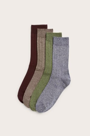 Kappahl | Skarpetki 4-pak | Czerwone wino