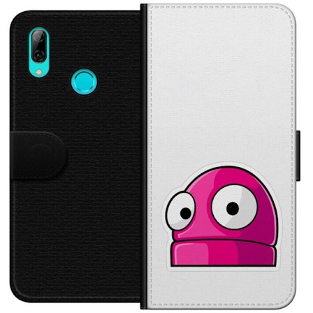 Kompatibel Tegnebogsetui til Huawei Huawei P smart 2019 Rosa tegneseriefigur med store øjne i legende og humoristisk stil