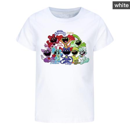 Playtime Kapittel 3 The Smiling Critters T-skjorte Gutter Jenter T-skjorte Tegneserie Anime T-skjorter Harajuku Topper T-skjorter Sommer Korthjermet 