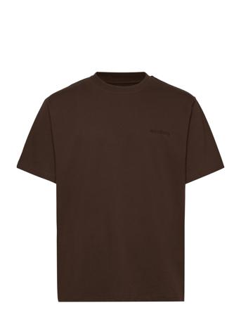 Baine Base Tee T-shirt Brun Woodbird