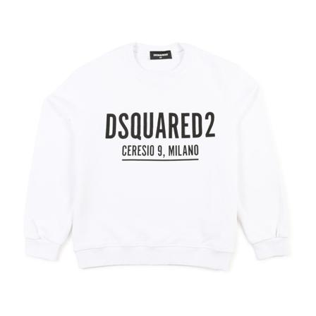 Dsquared2 Sweatshirts Hvid, unisex, Størrelse: 164 CM