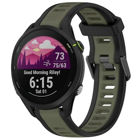 22mm Silikon Klockarmband För Garmin Forerunner 255