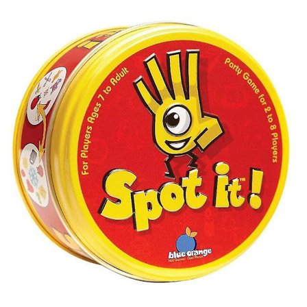 Spot It kortspil til flere spillere, logisk ræsonnement, brætspil til familiesammenkomst