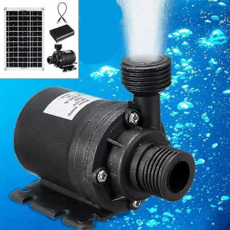 50w 800l/h Solpanelsdriven vattenpump Damm Trädgårdsvatten dränkbara vatten Akvariumpumpar Tillbehör