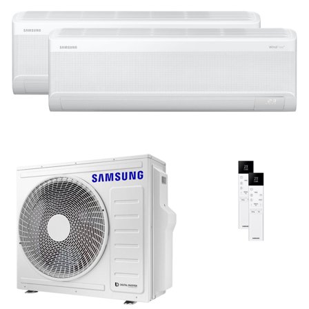 Condizionatore Samsung Windfree Avant S2 dual split 18000+18000 BTU inverter A++ wifi unità esterna 8 kW