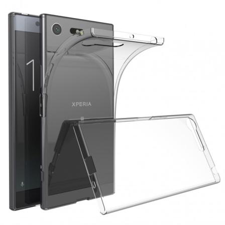 Xperia XZ1 Compact Stöttåligt Genomskinligt Skal Simple Transparent