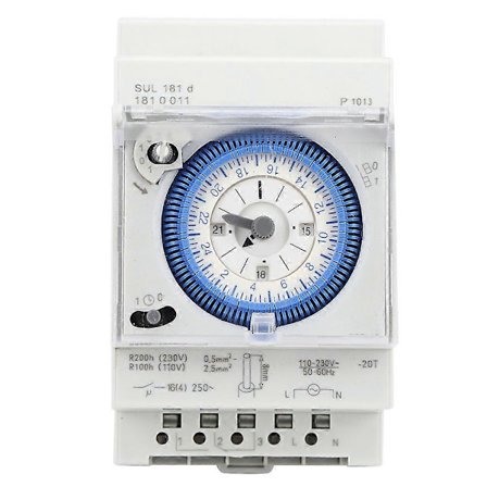 SUL181D Mekanisk Timer 15 Minutter 24 Timer Timer Tidbryter Relé 250VAC 16A 12VAC/DC(LGL)