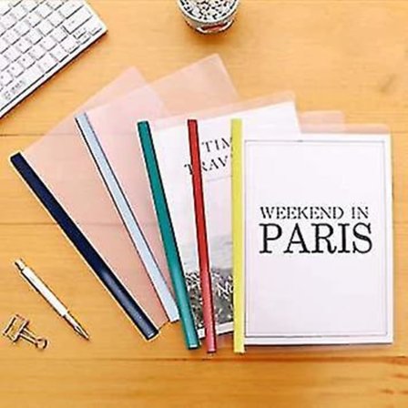 20 stk. A4 Mappe Klar Klips Stang Mapper Præsentation