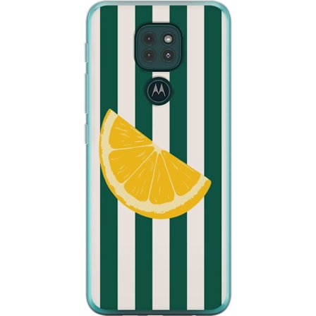 Kompatibelt Mobilskal till Motorola Motorola Moto G9 Play Citronmönster gul citrusfrukt sommar köksmönster retrodesign tapet inspiration fräsch st