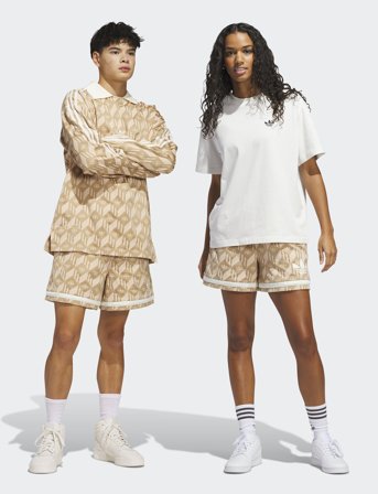 adidas Originals Jacquared Short - Beige - XXL