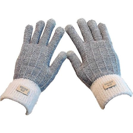 Vinterhandsker til damer, varme termiske handsker med elastiske manchetter -Sy