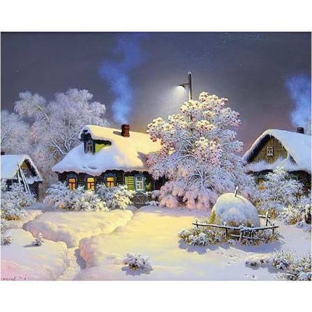 Diamond Painting För Vuxna Och Barn, Julsnö Diy Fu