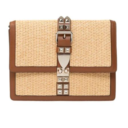 Prada Vintage Pre-owned Clutches , Beige , Dames , Maat: ONE Size Vintage Tassen