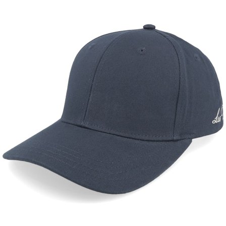 Les Deux - Crew Organic Baseball Cap Dark Navy Blue Adjustable Adjustable Blue Cap - @ Hatstore