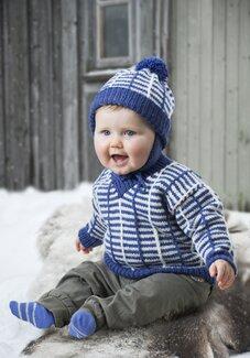Beskrivning Babytröja och mössa
