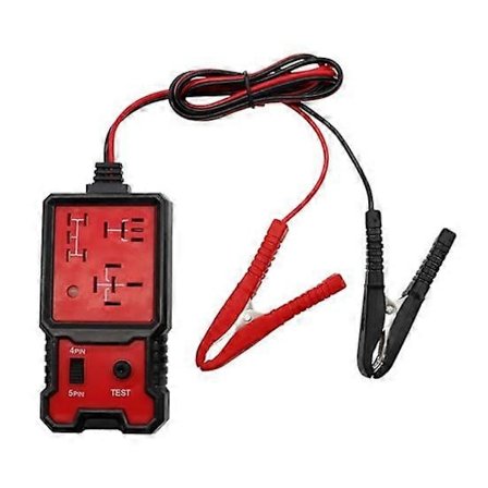 Automotive Bil Relé Tester Auto Relé Diagnoseverktøy Kompakt Størrelse Bærbar Sikker å Bruke 12V/24V A/C Relé Tester