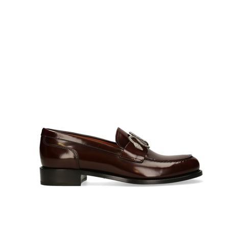 René Caovilla, Loafers Bruin, Dames, Maat:35 EU,leer