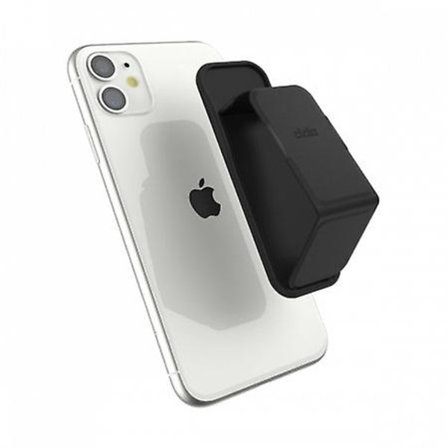 CLCKR Mobiltelefon Håndtagsstativ Størrelse S med løkke og visningsvinkler til alle smartphones og tablets, sort