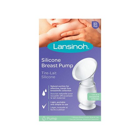 Lansinoh Brystpumpe Silikone, Børn & Forældre, Amning & Flaske, Brystpumper