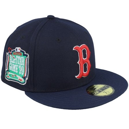New Era - Boston Red Sox Electro Pack 59FIFTY 99 Asg Navy Fitted Fitted Blue Cap - MLB @ Hatstore