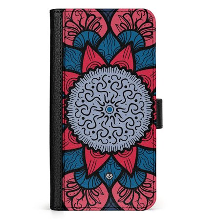 Bjornberry iPhone 15 Pro Fodral - Blå Mandala