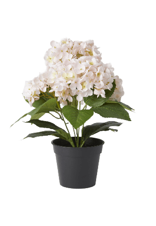 Åhléns Home Konstväxt hortensia i kruka Blommor & växter Rosa ONESIZE