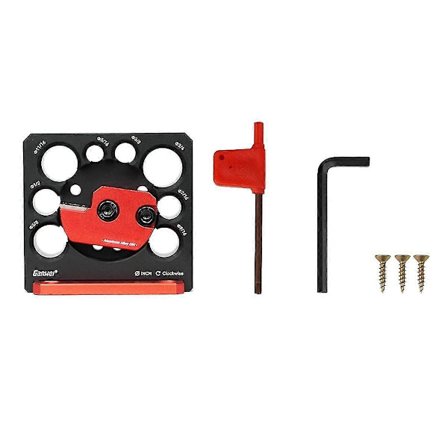 Justerbar pluggframställningsjigg med 8 hål, träbearbetning, elektrisk borr, fräsning, plugg, rund stång, hjälptillbehör