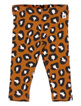 Leggings Leo Aop Brusched Insi Brown Lindex