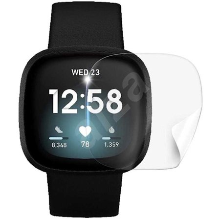3-PACK Fitbit Versa 3 / Sense Premium skærmbeskytter CrystalClear