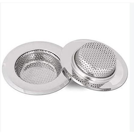 Keittiön tiskialtaan siivilä, ruostumattomasta teräksestä valmistettu tiskialtaan siivilä, keittiön tiskialtaan ritilä