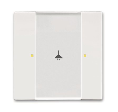 ABB Impressivo 6115-0-0219 Trykknapp 2 styrepunkter Hvit, Strømbrytere & vegguttak