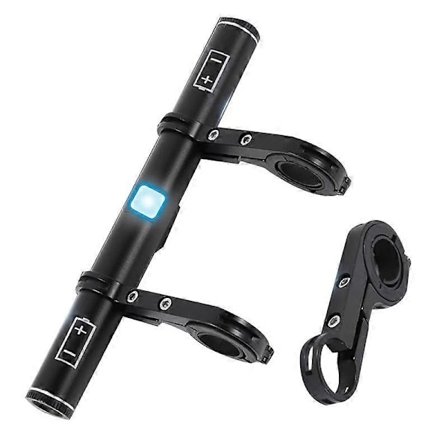 Sykkelstyreforlenger USB Sykkelstyreforlengelsesfeste for Holder Sykkel Speedometer, GPS B