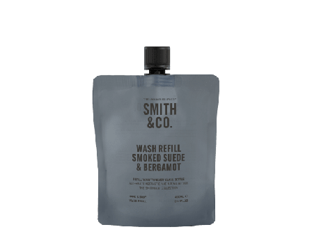 Smith & Co Smoked Suede Bergamot Refill Hand Body Wash Bad dusch Unisex 400ML