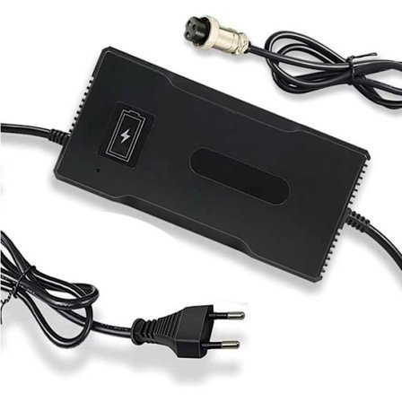 58.8V 4A 14S Batteriladdare, 48V Litiumbatteriladdare för Elcykel Elektrisk Skoter med gx16